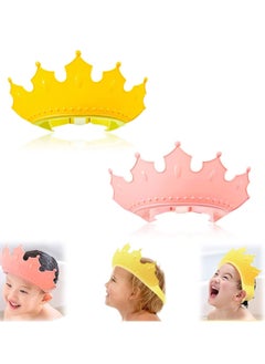 Excefore Baby Shower Caps, 2 Pack Cap for Kids, Visor Hat Eye and Ear Protection 0-9 Years Old Children  - Image 1