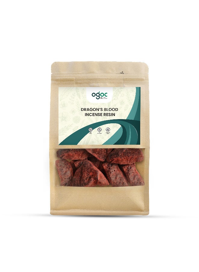 OGOC Dragon’s Blood Incense Resin Red Aromatic Resin Traditional Fragrant Tree Sap Resin for Charcoal Burner Bakhoor Burner Incense Blends and Home Fragrance Use - Image 1