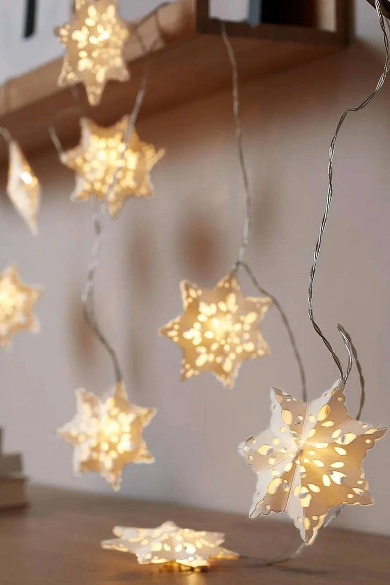 Tchibo Led Paper Fairy Lights, White - Image 1