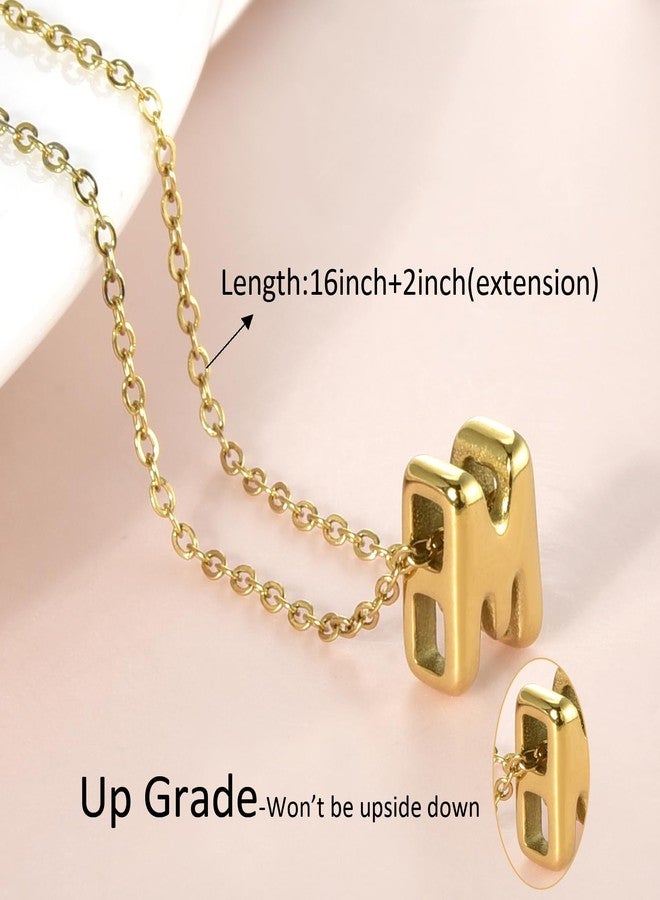 CANDYFANCY Bubble Initial G Necklaces for Women 18K Gold Plated Letter Necklace Dainty Alphabet Necklace Personalized balloon Initial Choker Necklaces for Teen Girls Trendy Jewelry Gifts - Image 4