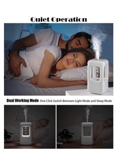Arabest Arabest Humidifier, Anti-Gravity Water Droplet Return Decompression Bedroom Humidifier Light and Sleep 2 Modes Easy to Clean Quiet Energy-Saving Ultrasonic Cool Mist Humidifier  - Image 2