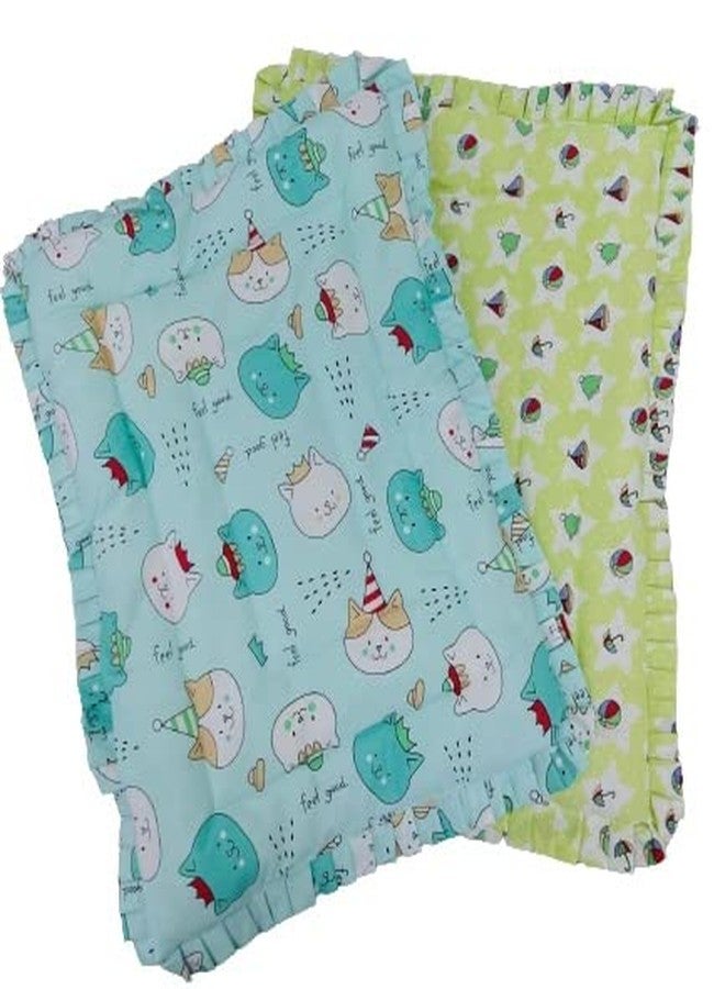 Fareto Baby | 100% Cotton | Super Soft | Hand Carry Bed | Gadi (Pack of 2)(0-3 Months)(L-60CM, B-45CM)(Colors May Vary) - Image 1