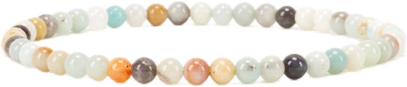 Cherry Tree Collection - Small, Medium, Large Sizes - Gemstone Beaded Bracelets For Women, Men, and Teens - 4mm Round Beads - Image 1