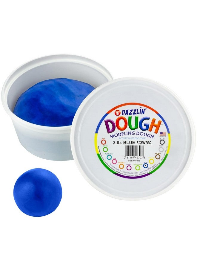 Hygloss Play Modeling Dough - Blue Dough Scented - Safe & Non-Toxic for Kids Arts & Crafts - Party Favors - Classroom Supplies - 3lb