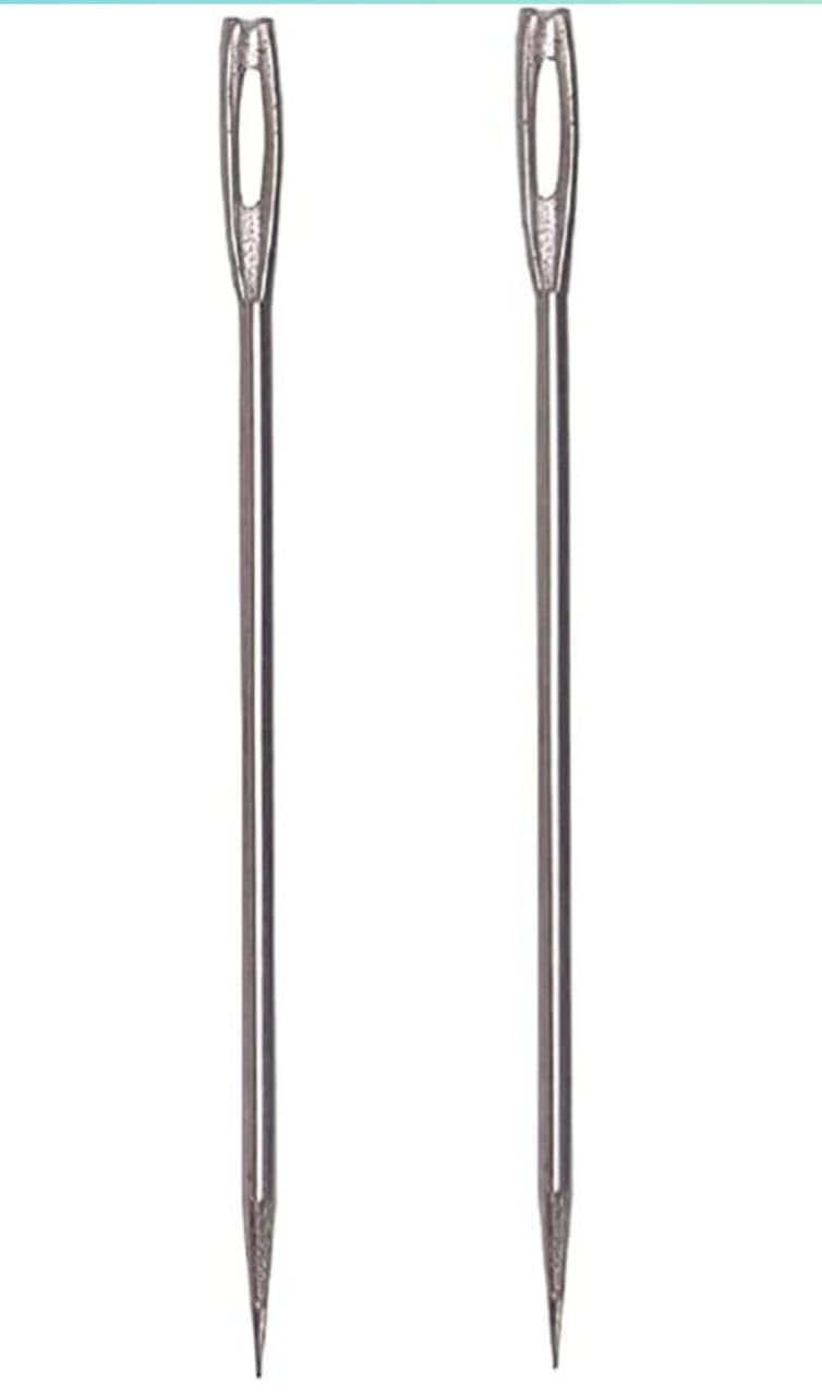 Jodhana Pack of Two Sack PackingBags Stitching Needles Metal Straight Tip Gunny BagsSacks SewingPacking Needles Called suvva in Hindi  - Image 2