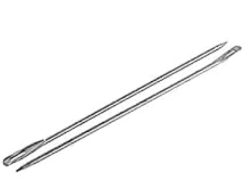Jodhana Pack of Two Sack PackingBags Stitching Needles Metal Straight Tip Gunny BagsSacks SewingPacking Needles Called suvva in Hindi  - Image 1
