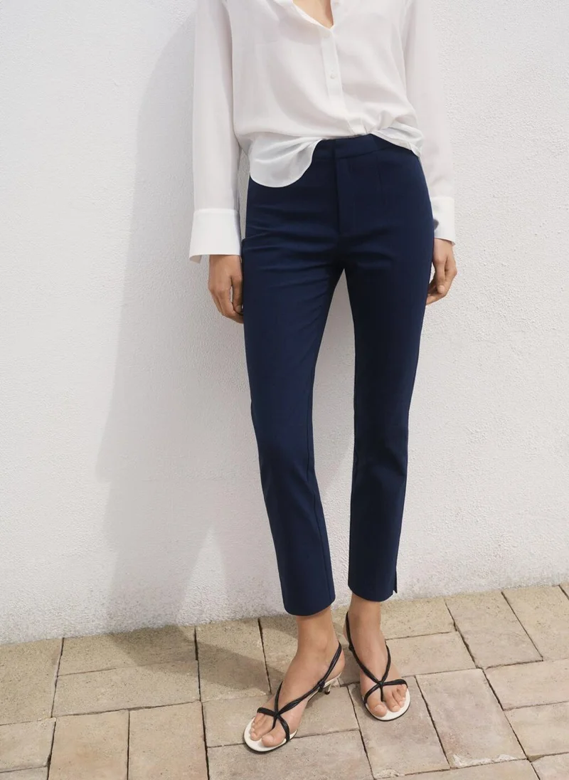 مانجو Crop Skinny Trousers