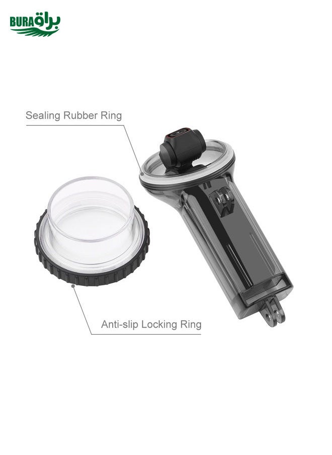 BURAQ PULUZ 60m Underwater Waterproof Housing Diving Case Cover for DJI Osmo Pocket 2(Black)  - Image 3