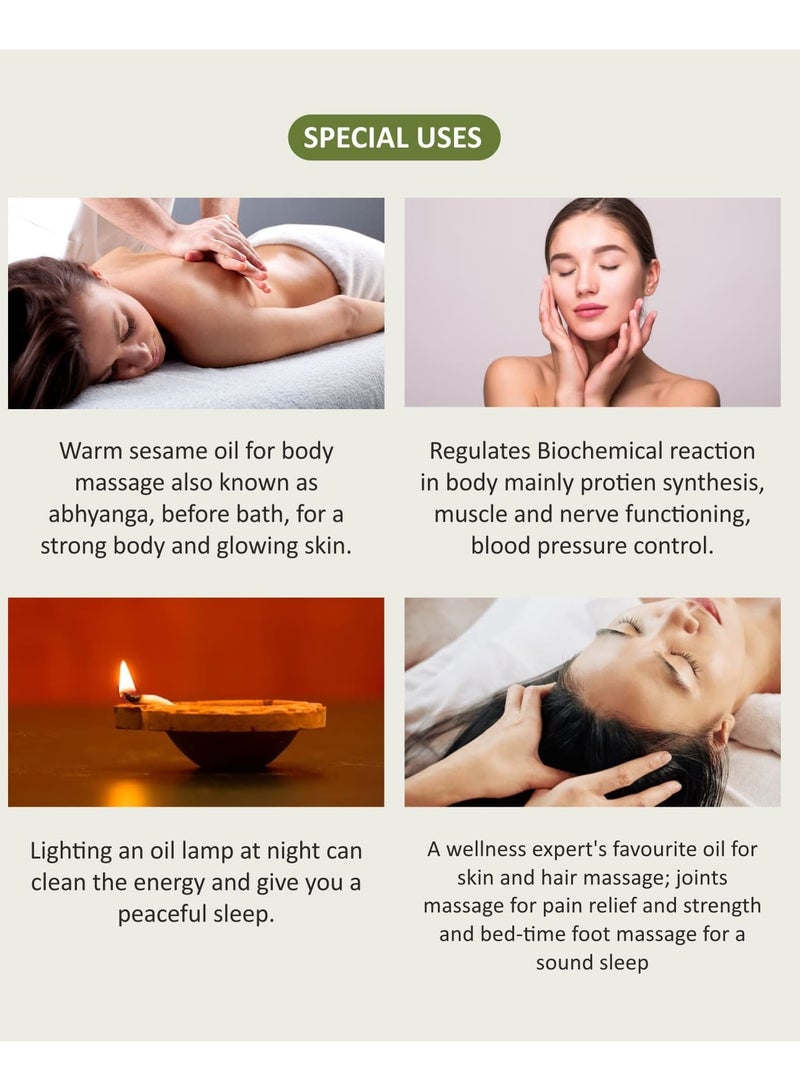 ميلياري صحية حقًا زيت السمسم الأسود الطبيعي من ميلياري معصور على البارد – نقي 100% (250 مل) - Image 5