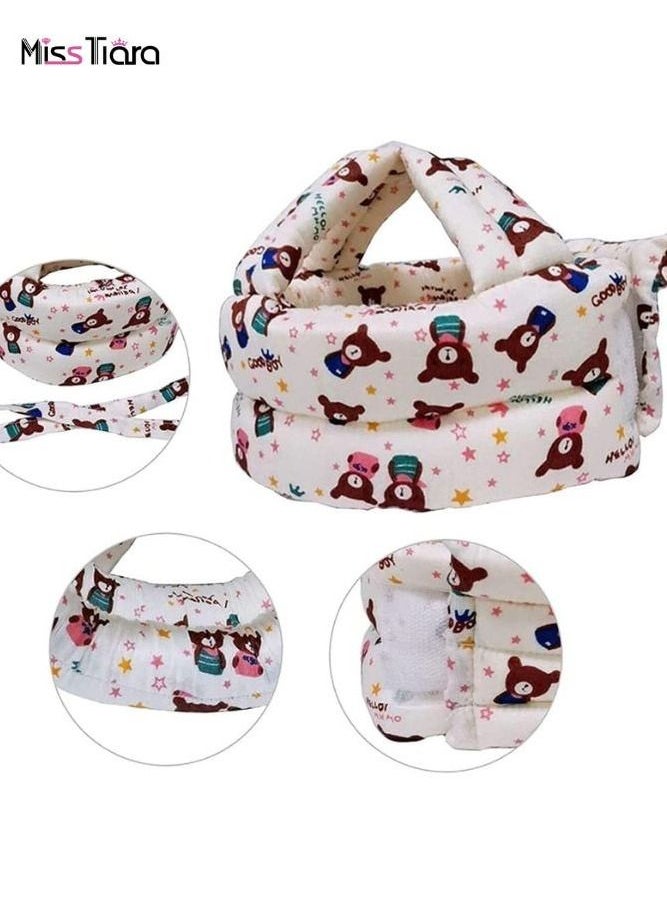 MissTiara Baby Safety Helmet Head Protector Breathable & Adjustable Head Cushion Bumper Bonnet for Running Walking Crawling  - Image 2