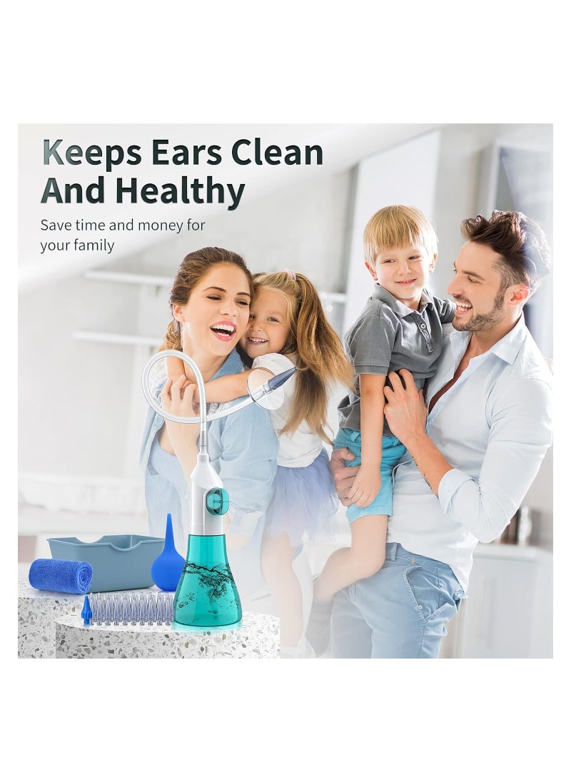 Ear Wax Removal Manual Ear Irrigation Flushing System Safe and Effective Ear Cleaner Ear Cleaning Kit for Adults Kids Ear Wax Removal kit Includes Basin Towel & 31 Tips - pzsku/ZBFD9ED5D12EA3FA9F0B9Z/45/_/1723107509/beb4f06a-e0ed-4163-b334-86ba4255f1ce