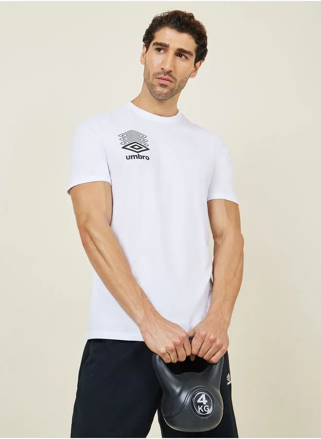 umbro Terrace Graphic Regular Fit T-Shirt with Short Sleeves