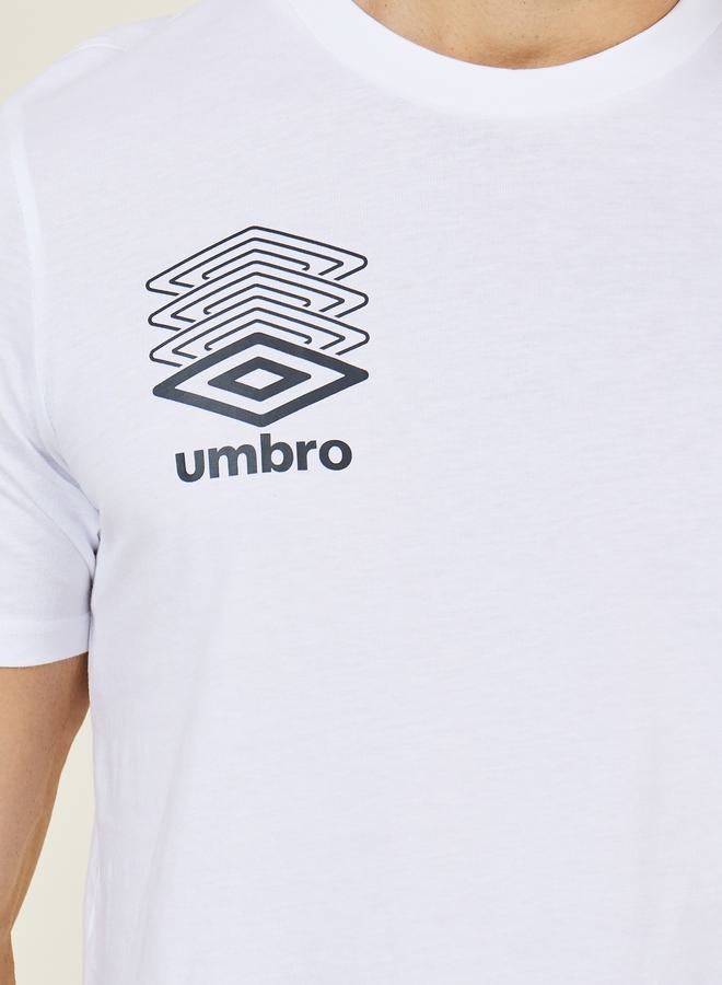 umbro Terrace Graphic Regular Fit T-Shirt with Short Sleeves - Image 3