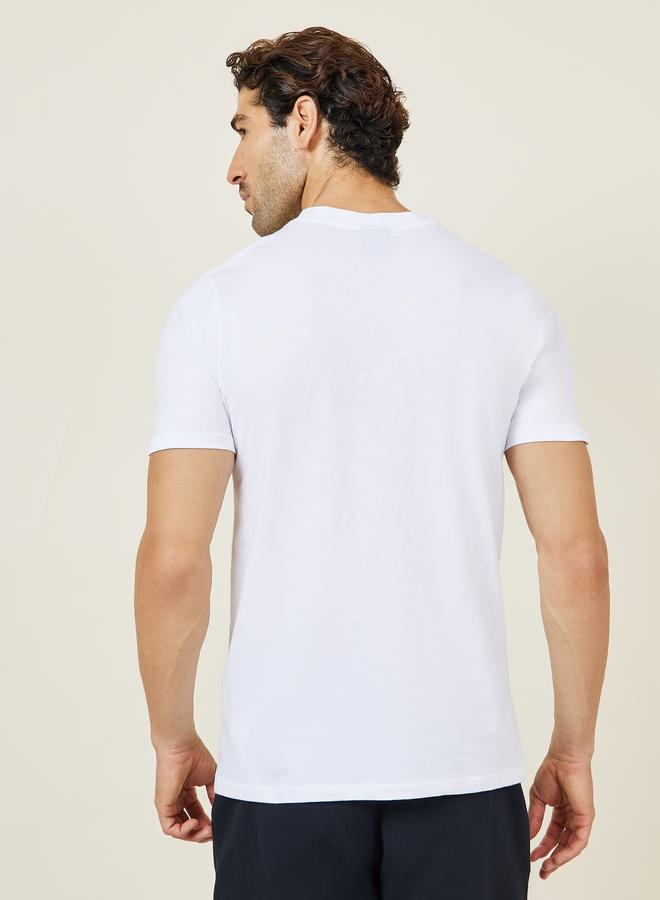 umbro Terrace Graphic Regular Fit T-Shirt with Short Sleeves - Image 4