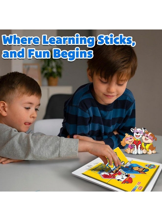 Wembley Paw Patrol - 3 in 1 Jigsaw Magnetic Puzzle for Kids 3+ Years Educational Fun Learning DIY Creative Activity Set Dot-to-Dot Sketching Includes 3 Puzzles, 1 Board, Marker Pen & Duster - Image 4