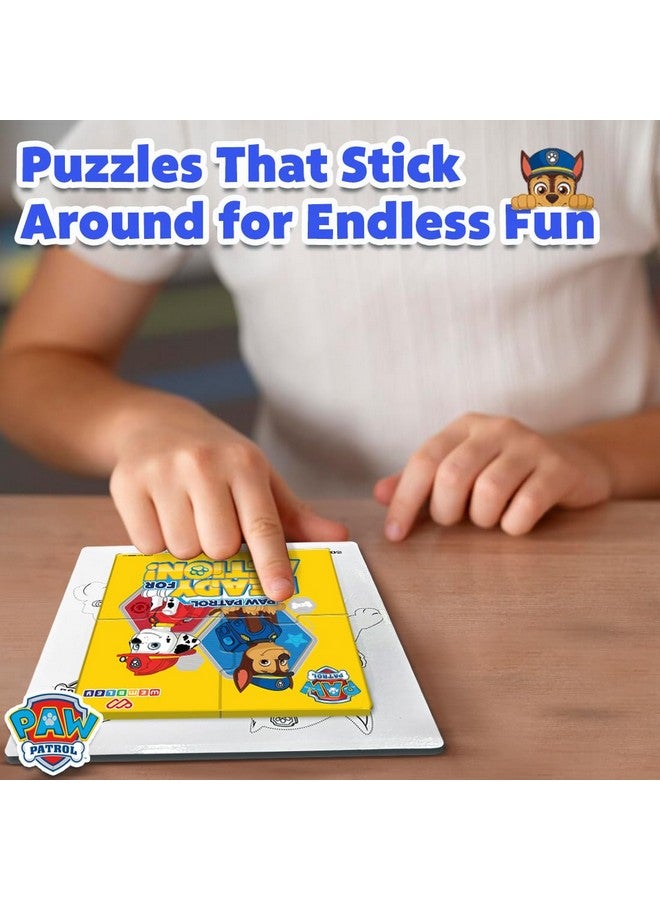 Wembley Paw Patrol - 3 in 1 Jigsaw Magnetic Puzzle for Kids 3+ Years Educational Fun Learning DIY Creative Activity Set Dot-to-Dot Sketching Includes 3 Puzzles, 1 Board, Marker Pen & Duster - Image 3