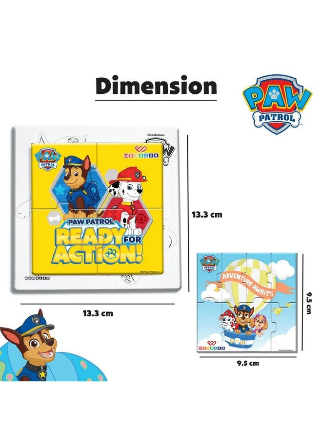 Wembley Paw Patrol - 3 in 1 Jigsaw Magnetic Puzzle for Kids 3+ Years Educational Fun Learning DIY Creative Activity Set Dot-to-Dot Sketching Includes 3 Puzzles, 1 Board, Marker Pen & Duster - Image 2