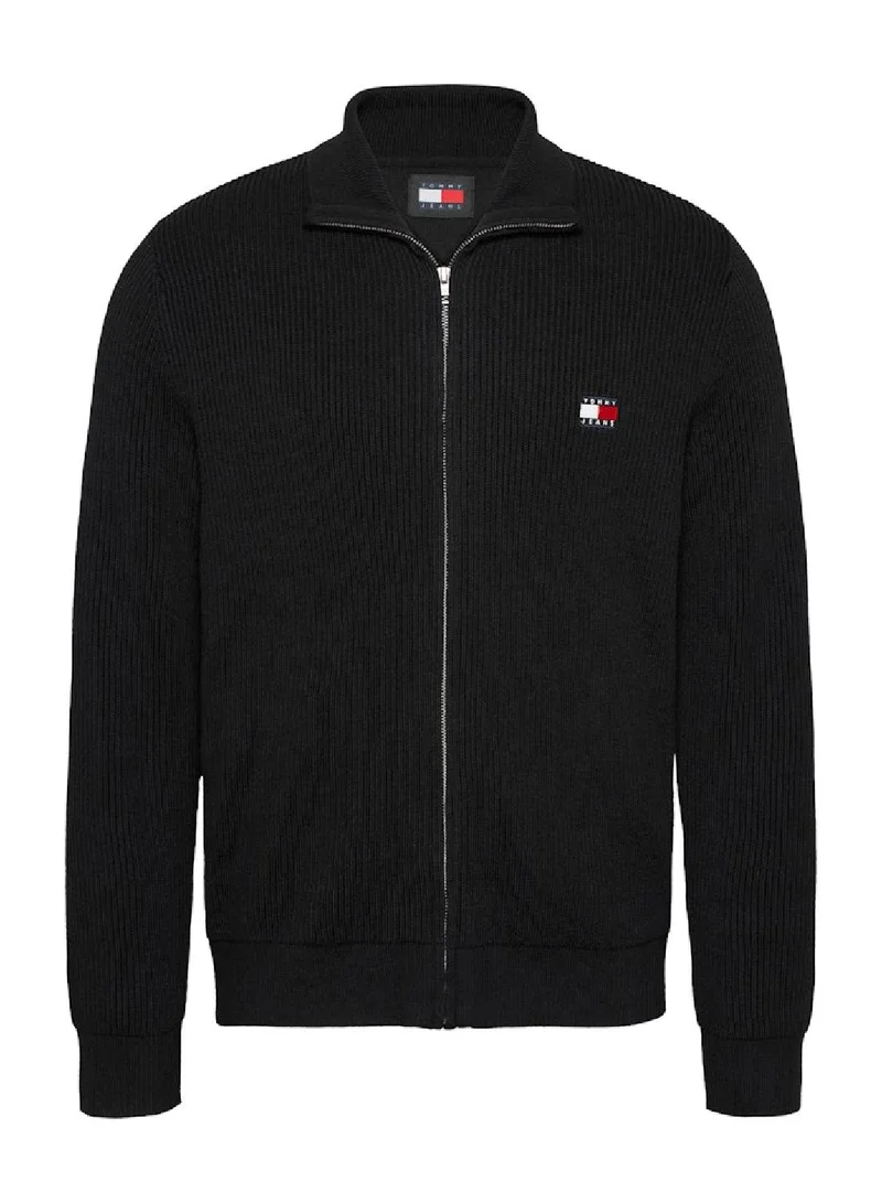 تومي جينز سترة بقصّة سليم بسحّاب