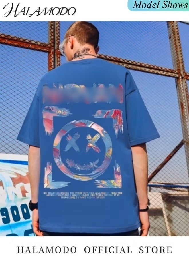 HALAMODO Unisex T-shirt Cotton Crew Neck Shirt Moisture Wicking Tee Athletic Running Gym Workout Tee Tops Short Sleeve Dry Fit Active Crew Neck T Shirt - Image 2