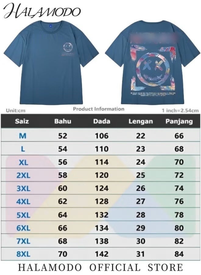 HALAMODO Unisex T-shirt Cotton Crew Neck Shirt Moisture Wicking Tee Athletic Running Gym Workout Tee Tops Short Sleeve Dry Fit Active Crew Neck T Shirt - Image 5