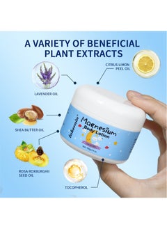 lakerain Magnesium Body Lotion-Nighttime Lavender Topical Magnesium Cream and Body Lotion 3.4oz - Support for Sleep, Bone, Heart and Muscle Health-Promotes Sleep and Soothing Relief for Sore Muscles, Leg Cramps  - Image 4