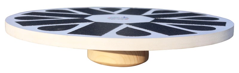 Homecute Balance Board Wobble Board for Physical Therapy, Standing Desk,Rocker Board, Core Training, Exercise Balance Stability Trainer for gym, home & Workout Made with MDF & Wood (Circle) - Image 5