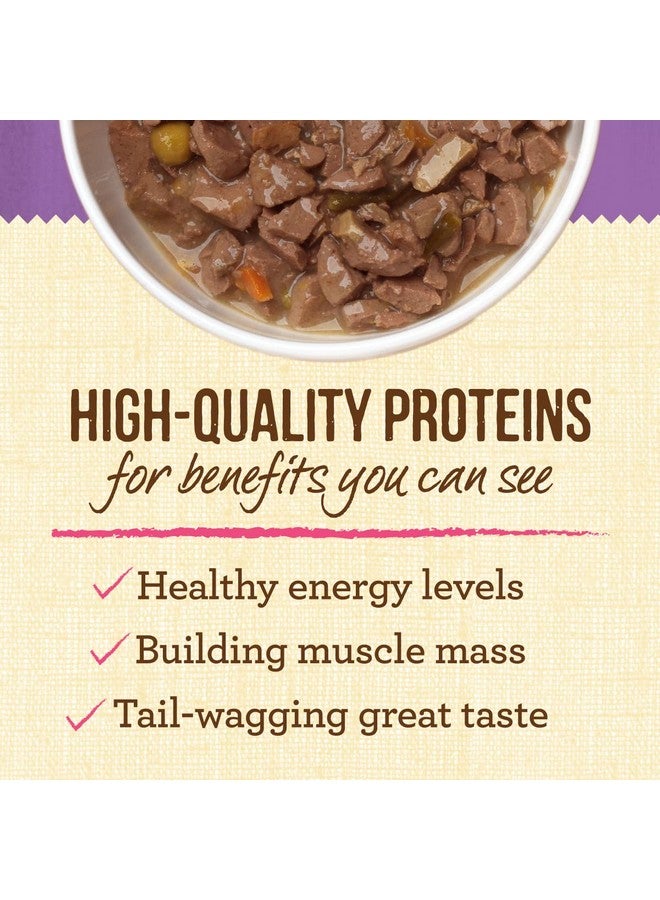 ميريك طعام كلاب ميريك ليل بلايتس الطبيعي الرطب، خالٍ من الحبوب والغلوتين، للكلاب الصغيرة، يخنة لحم بقري طرية من إيتسي بيتسي - عبوة من ١٢ عبوة، ٣.٥ أونصة - Image 5