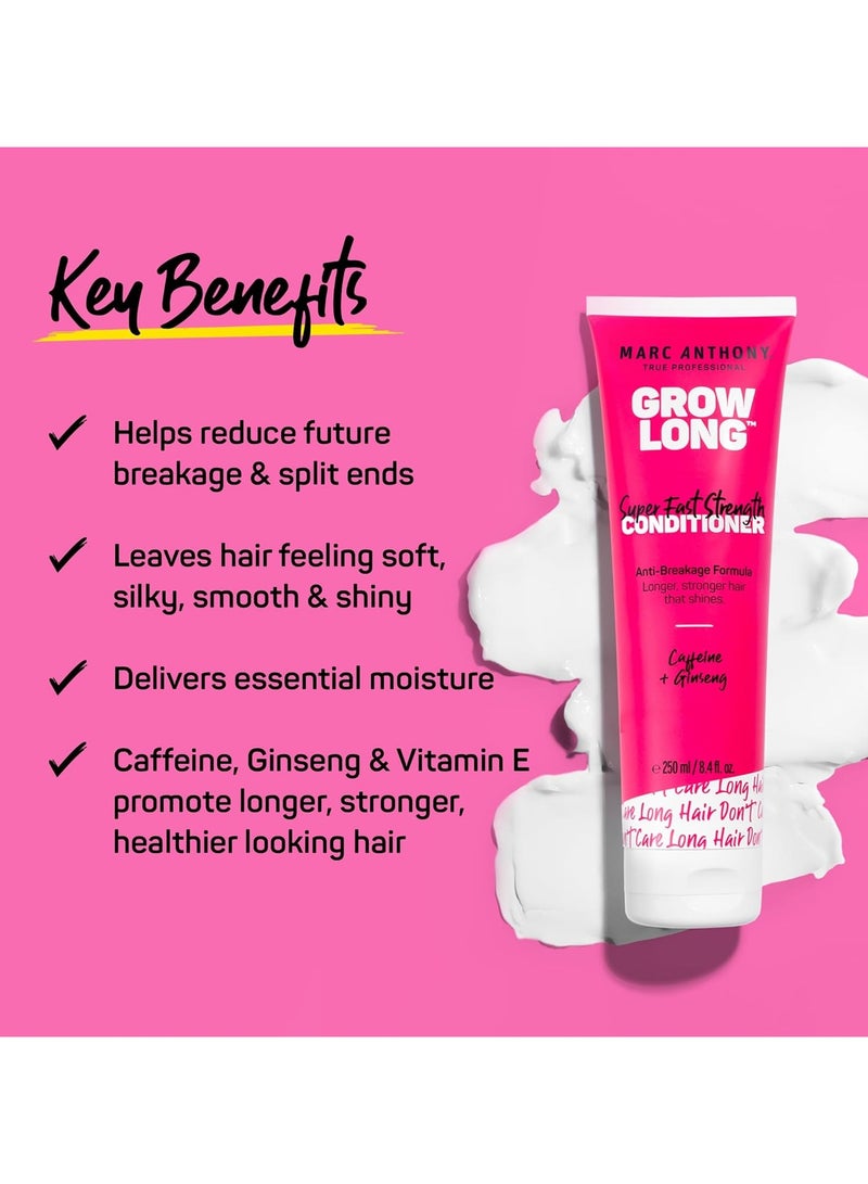 Marc Anthony Strengthening Grow Long Conditioner 250ml — Supports Stronger, Longer Hair - Image 3