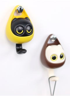 Generic Hook like a Pet , Fun cartoon creative hooks , Like a pets waiting for you to go home --- Little Cat Style（Two sets）  - Image 2