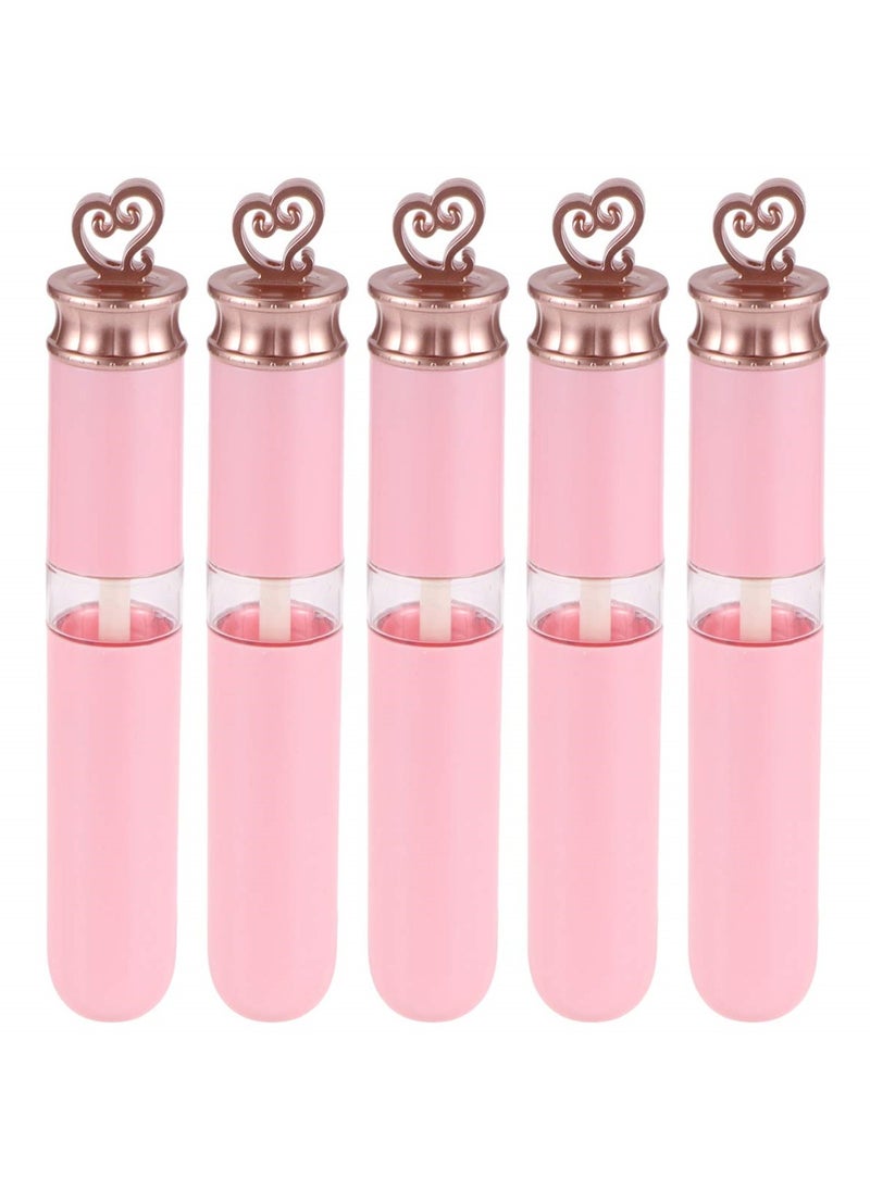 Generic - 5 Pack 6ml Clear Refillable Lip Gloss Tubes, Ideal for DIY Lip Balm and Gloss, Travel-Friendly Cosmetic Containers - Image 1