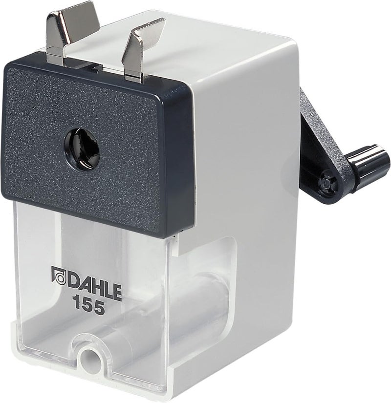 Dahle 155 Professional Pencil Sharpener w/Point Adjuster & Automatic Cutting System, Accepts Graphite & Oversized Artist Pencils - Image 1