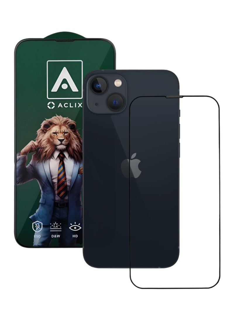 ACLIX Antistatic ESD Dustproof Premium Quality High Definition Tempered Glass Screen Protector Designed For  iPhone 13 - Image 1