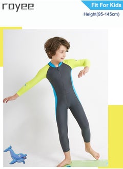 Summer New Children's long sleeved one-piece swimsuit, Outdoor Quick Drying Sun Protection Swimsuit, Small and Medium-sized Children's Jellyfish Suit, Suitable for Boys and Girls Aged 3-12 - pzsku/ZBFDA71BA1547D4D8BD10Z/45/_/1736588403/ec3a9949-4292-4288-9010-f64f6e3c4667