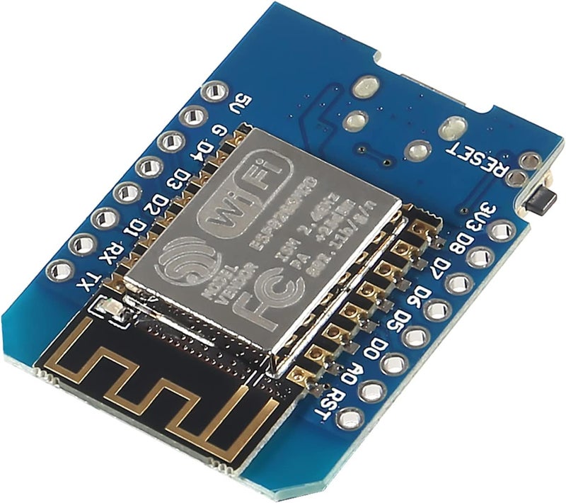 AITIAO 4Pcs ESP8266 ESP-12 ESP-12F NodeMcu Mini D1 Module for WeMos Lua 4M Bytes WLAN WiFi Internet Development Board Base on ESP8266 ESP-12F Compatible with WeMos D1 Mini - Image 5