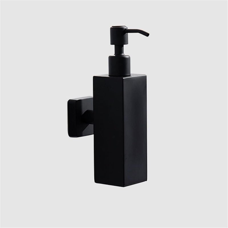 Soap Dispenser Stainless Steel Wall Mounted Soap Dispenser Bathroom Squeeze & Punch Single Lotion Bottle Black/Silver/Gold(Silver) - Image 3