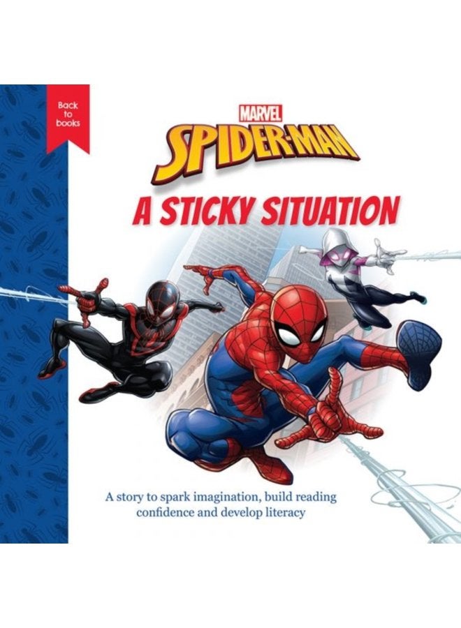Disney Back to Books Spider Man A Sticky Situation - Hardback