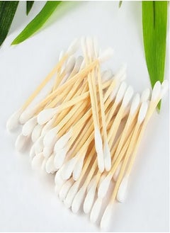 Dada DADA Bamboo Cotton ear Buds, Double-Tipped, 100% Cotton, Biodegradable, 100 Pieces Pack of 2  - Image 3