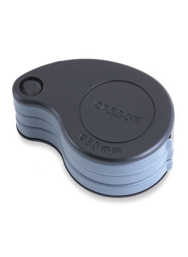 Carson TriView 3X/5.5X/8.5X Folding Loupe with Built-in Case TV-36 - Image 3