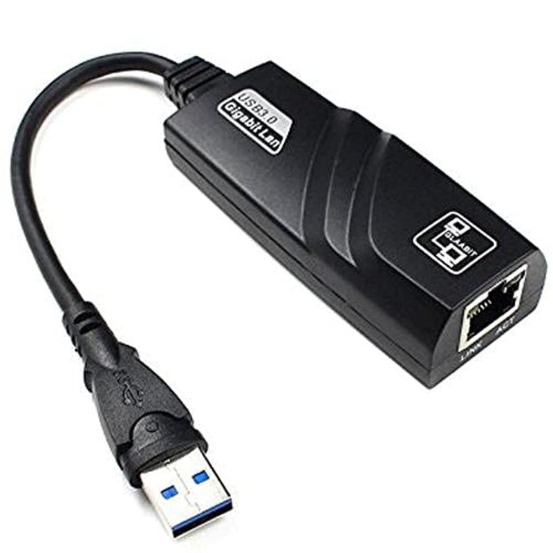 Ethernet Adapter Portable USB 3.0 to RJ45 10/100 /1000 Mbps Network LAN Wired Adapter for Chromebook, MacBook, Mac Pro/Mini, iMac, XPS, Surface Pro, Ultrabook, Windows, Linux, PC