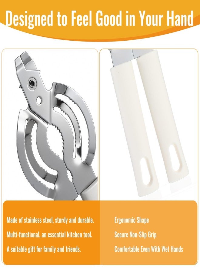 Lanties Universal Can & Jar Opener – Easy Twist Bottle Opener for Small & Large Lids, Jar Openers Top Rated for Seniors Effortless Grip for Weak Hands & Seniors, White - Image 5