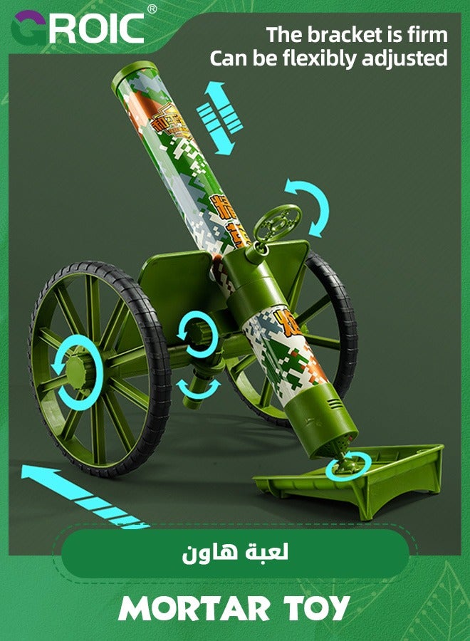 جرويك لعبة هاون للأطفال، لعبة هاوتزر، ألعاب هاون مقلدة مع مؤثرات صوتية ورصاص إيفا، ألعاب إطلاق للأطفال، لعبة ناسف للأطفال - Image 5