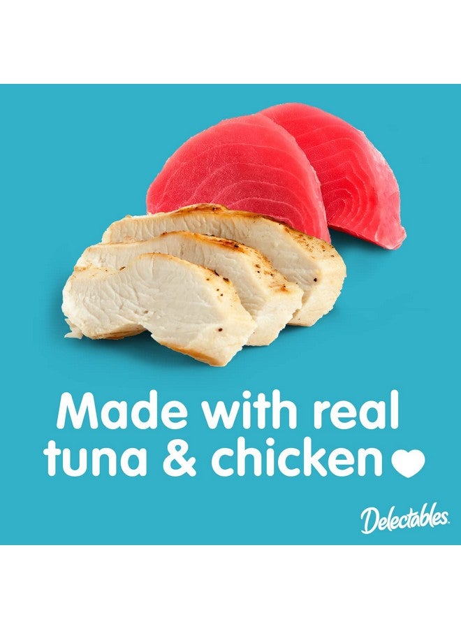 هارتز مكافآت القطط الرطبة القابلة لللعق من هارتز ديلكتابلز، بنكهة الدجاج والتونة، مناسبة للقطط الصغيرة والكبيرة، 1.4 أونصة (عبوة من 12 قطعة) - Image 4