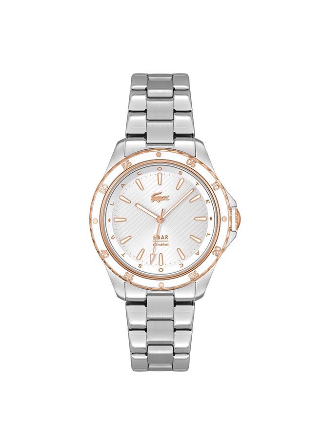 LACOSTE Women's Analog Round Shape Stainless Steel Wrist Watch 2001370 - 36 Mm  - Image 1