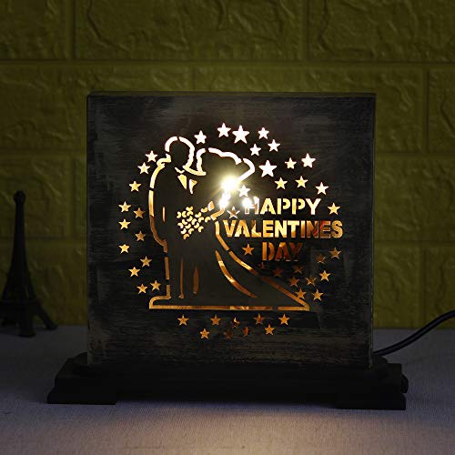 Webelkart Premium Happy Valentines Day Love Heart Table Night Lamp for Valentines Day Gift Suitable for Girlfriend, Boyfriend, Wife, Husband, Anniversary, Birthday and Home Décor - Image 4