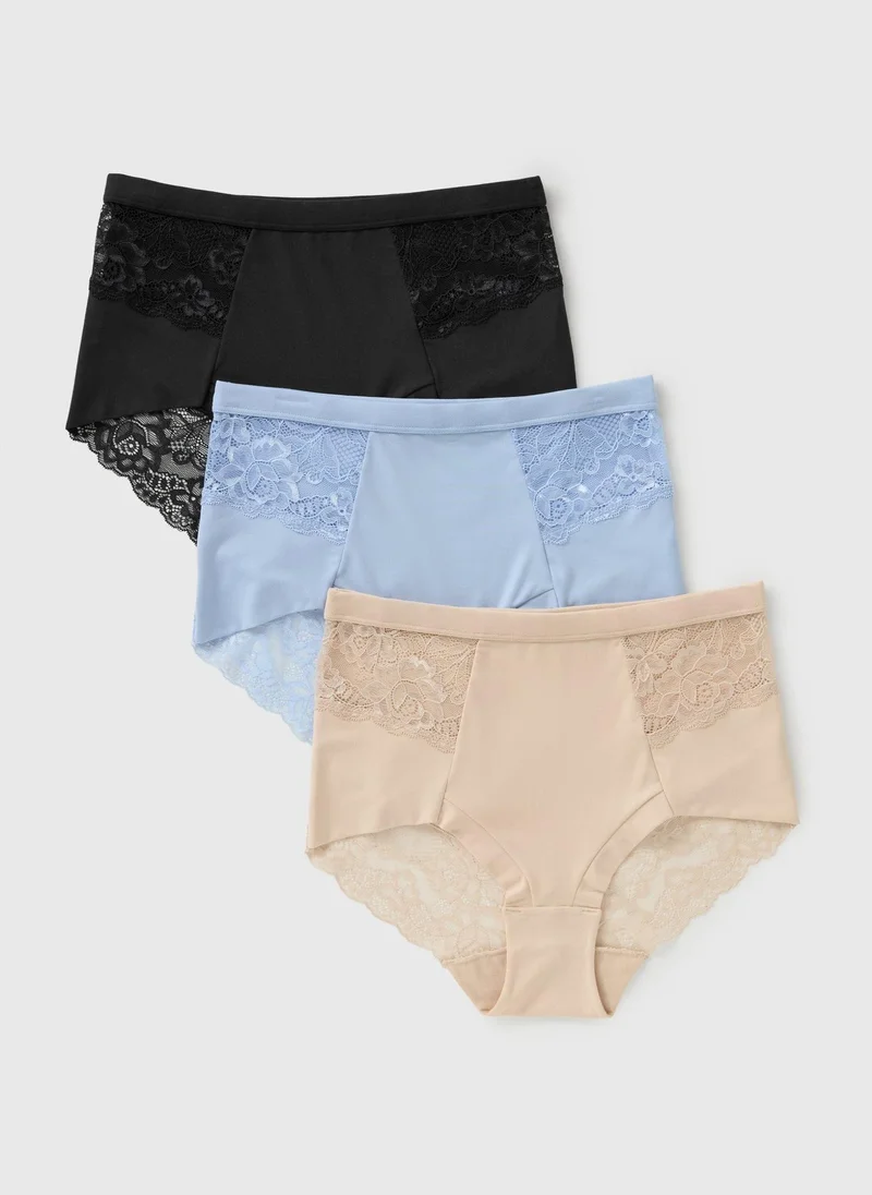 ماتلان 3 Pack Lace Full Knickers