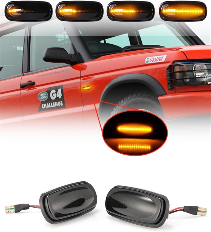 QASULER Dynamic Side Marker Signal Light for Land Rover - Image 5