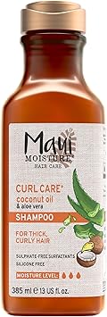 MAUI MOISTURE شامبو ماوي مويستشر للعناية بالشعر - شامبو زيت جوز الهند لترطيب الشعر المجعد والسميك 385 مل قد يختلف التعبئة - Image 1