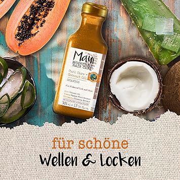 MAUI MOISTURE شامبو ماوي مويستشر للعناية بالشعر - شامبو زيت جوز الهند لترطيب الشعر المجعد والسميك 385 مل قد يختلف التعبئة - Image 2