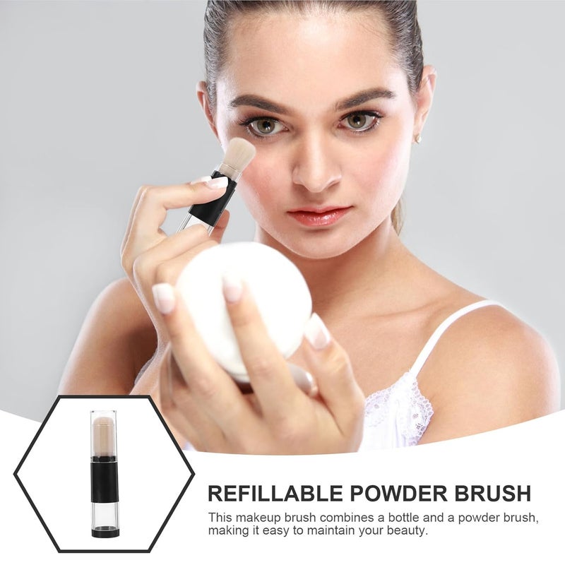 Bug proof seal Cabilock Refillable Powder Foundation Brush with Press Spray Bottle, Small Portable Highlighter and Blush Makeup Brush with Synthetic Fiber for Travel and Face Application Trendy flexible practical build Heat resistant Transparent body Cost effective fine quality Flexible varied design Easy assemble Classified organized storage Hardness boosted processed substance Compact design Multi-use upgraded craftsmanship Global trendy simple build Reliable durability Multi-use detailed build Wide use selected material Easy transit optimized build Chemical free UV resistant Global light sturdy raw material All governorates deliver Global assorted color picks Varied global sizing picks Safe silicone build Global sizing options Seasonal & permanent compatible - Image 3
