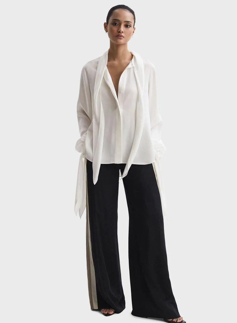REISS  Tie Detail Top for Women | Best Price UAE